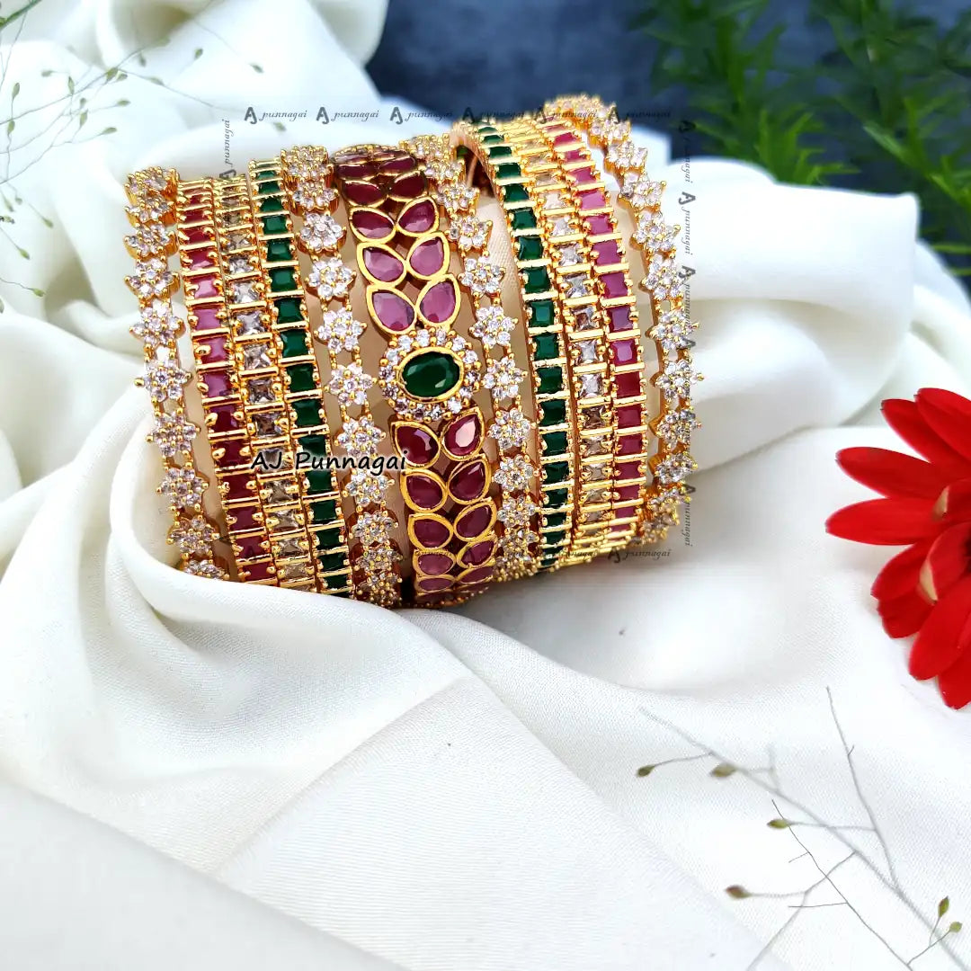 Satvika Bridal Bangle -Combo