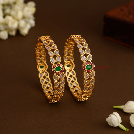 Premium Matt Leaf Shaped Bangle