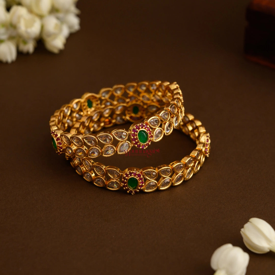 Premium Matt Leaf Shaped Bangle