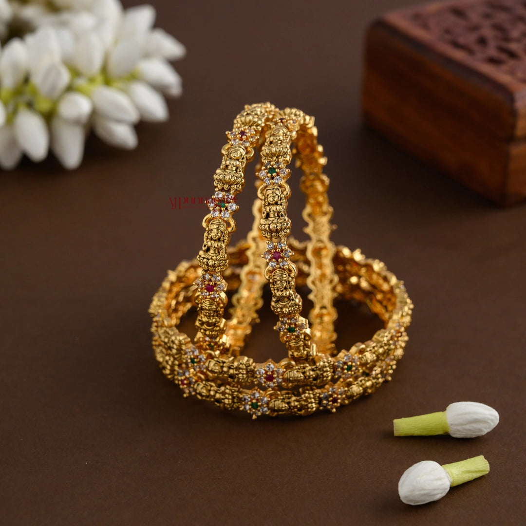 Lakshmi Nagas Bangle - Set of 4