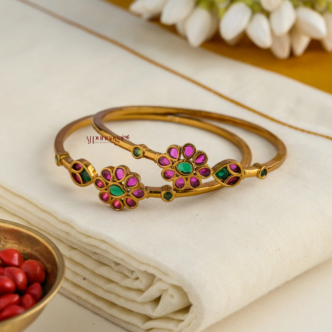 Floral Kemp Sleek Bangle