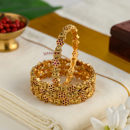 Nakshi Lakshmi Matt Bangle - Set of 4