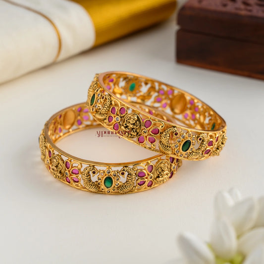 Elegant AD Matt Lakshmi Bangle