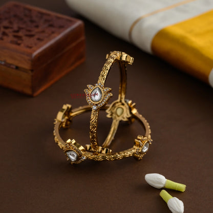 Lotus Matt Bangle - White