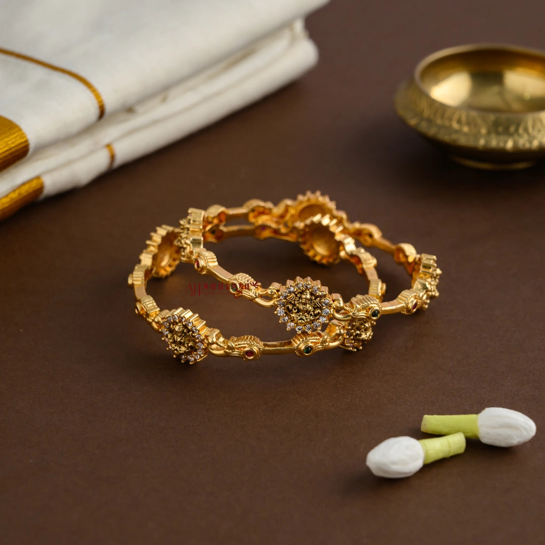 Lakshmi With AD and Kemp Bangle