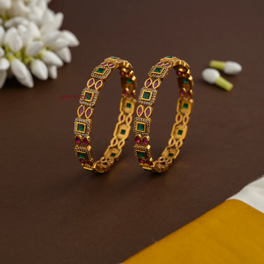 Kemp Matte Bangle - Pair