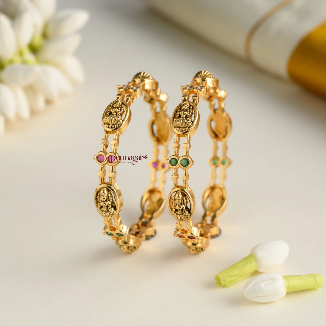 Elegant Lakshmi Nakshi Kids Bangle - Pair
