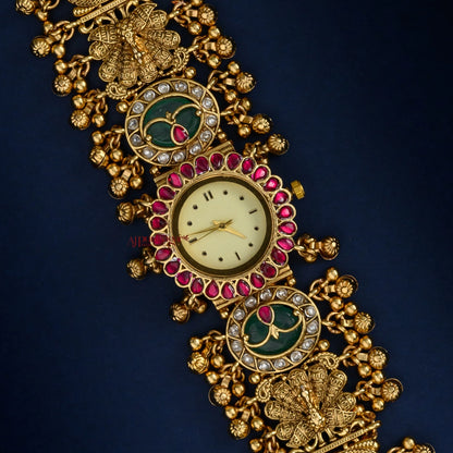 Grand Gold Look Alike Bridal Watch - Cream