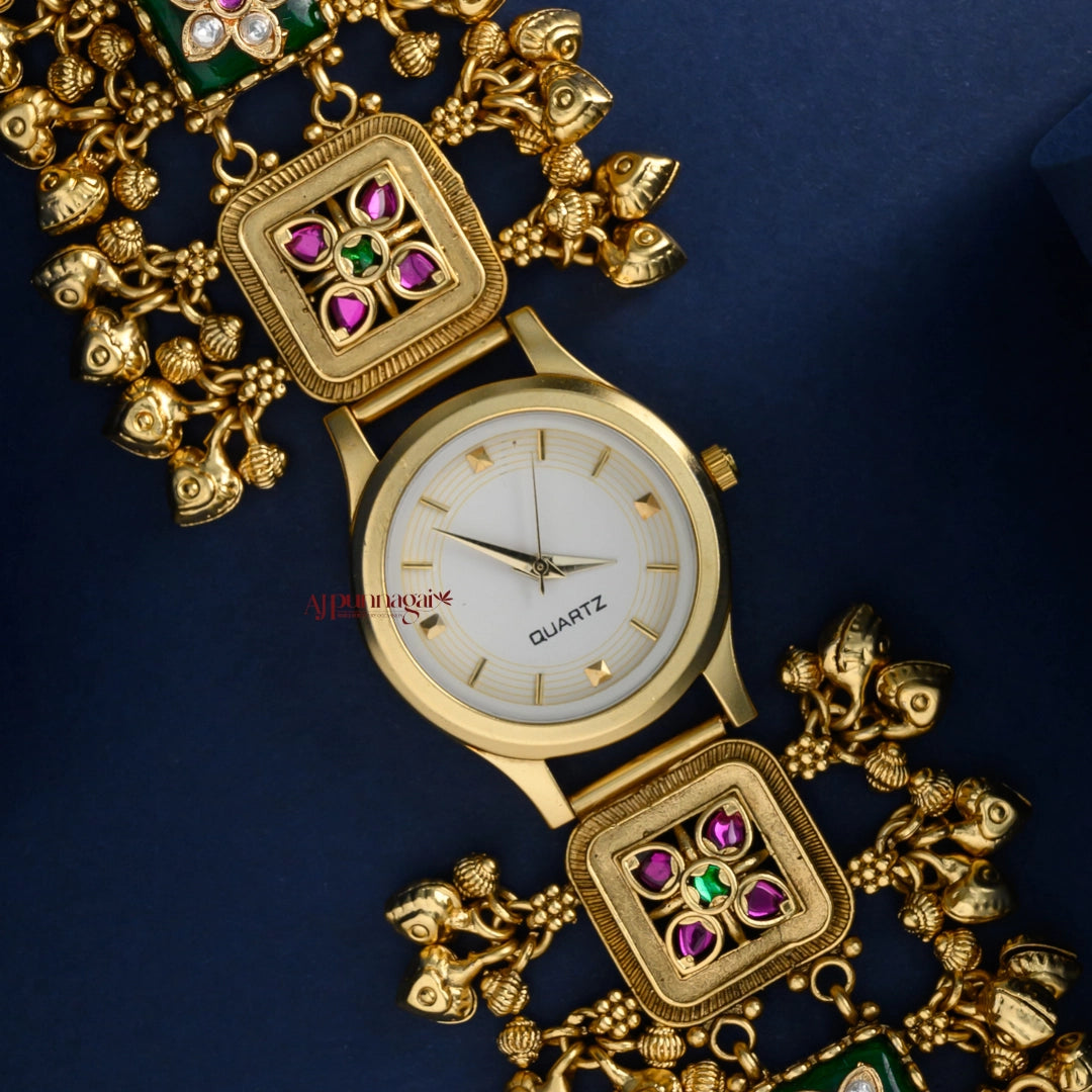 Stunning Gold Look Alike Bridal Watch