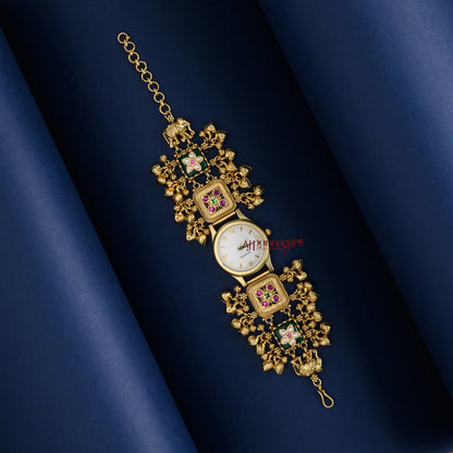 Royal Look Elephant Bridal Watch