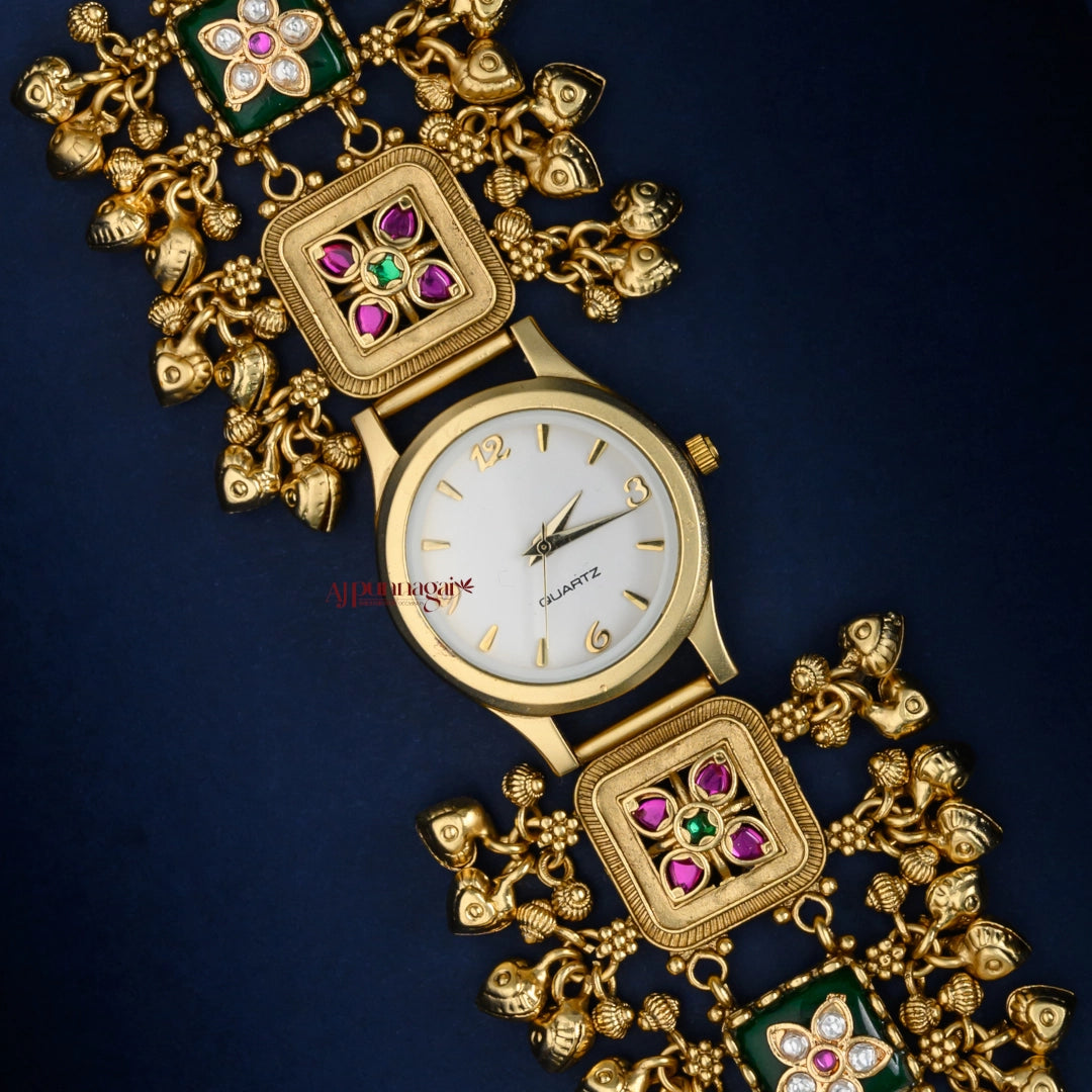 Royal Look Elephant Bridal Watch