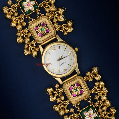 Royal Look Elephant Bridal Watch