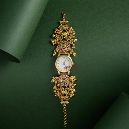 Gold Look Alike Elephant Grand Watch