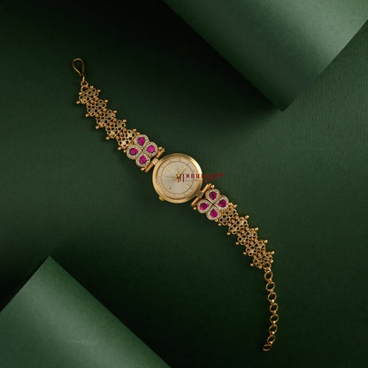Beautiful Kundan Jadau Bridal Watch