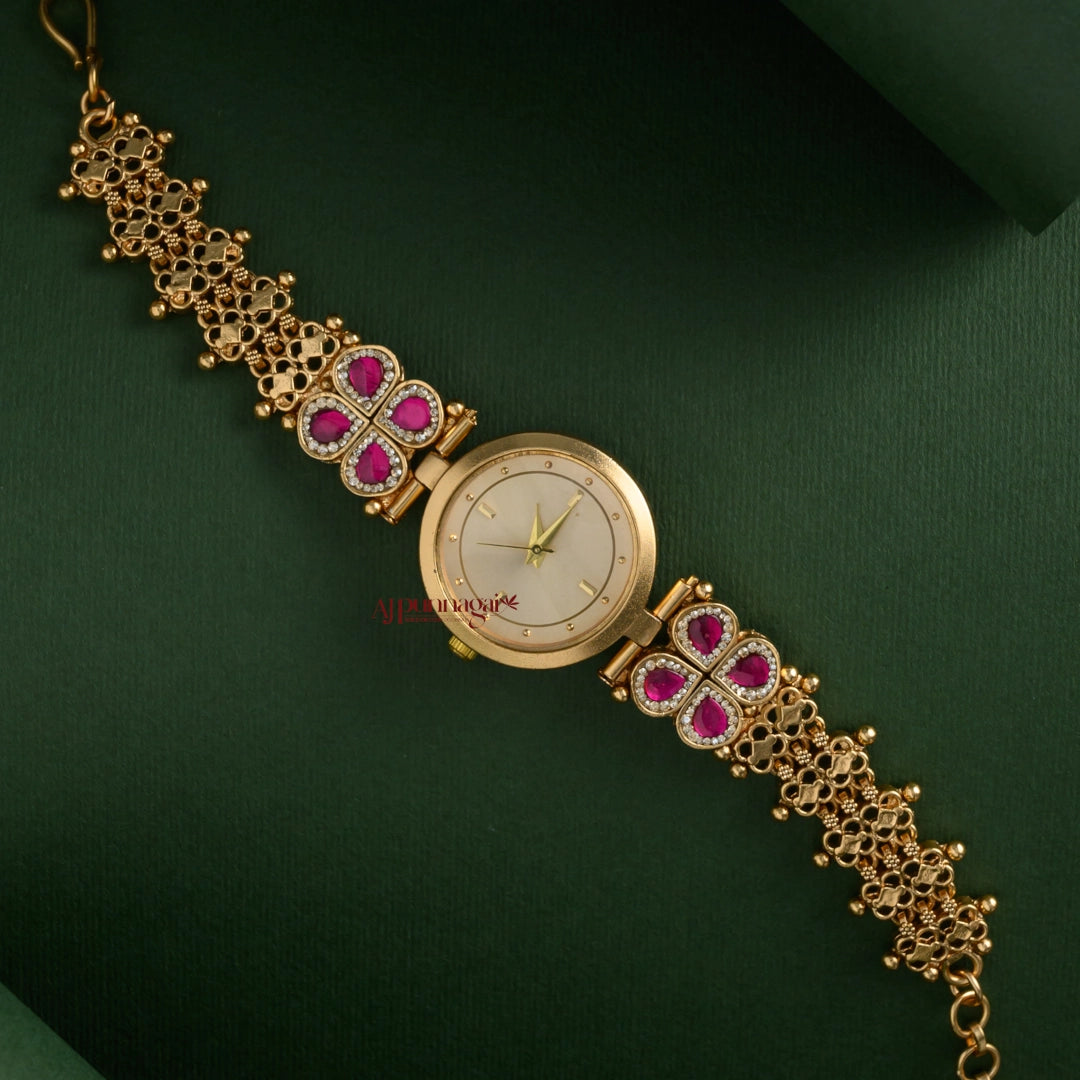 Beautiful Kundan Jadau Bridal Watch