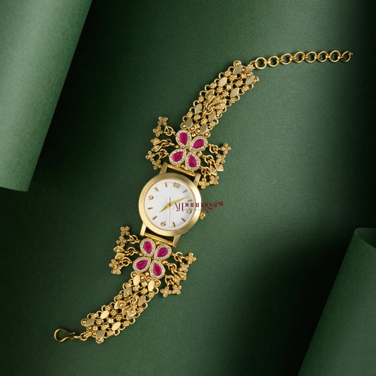 Unique Kundan Jadau Bridal Watch