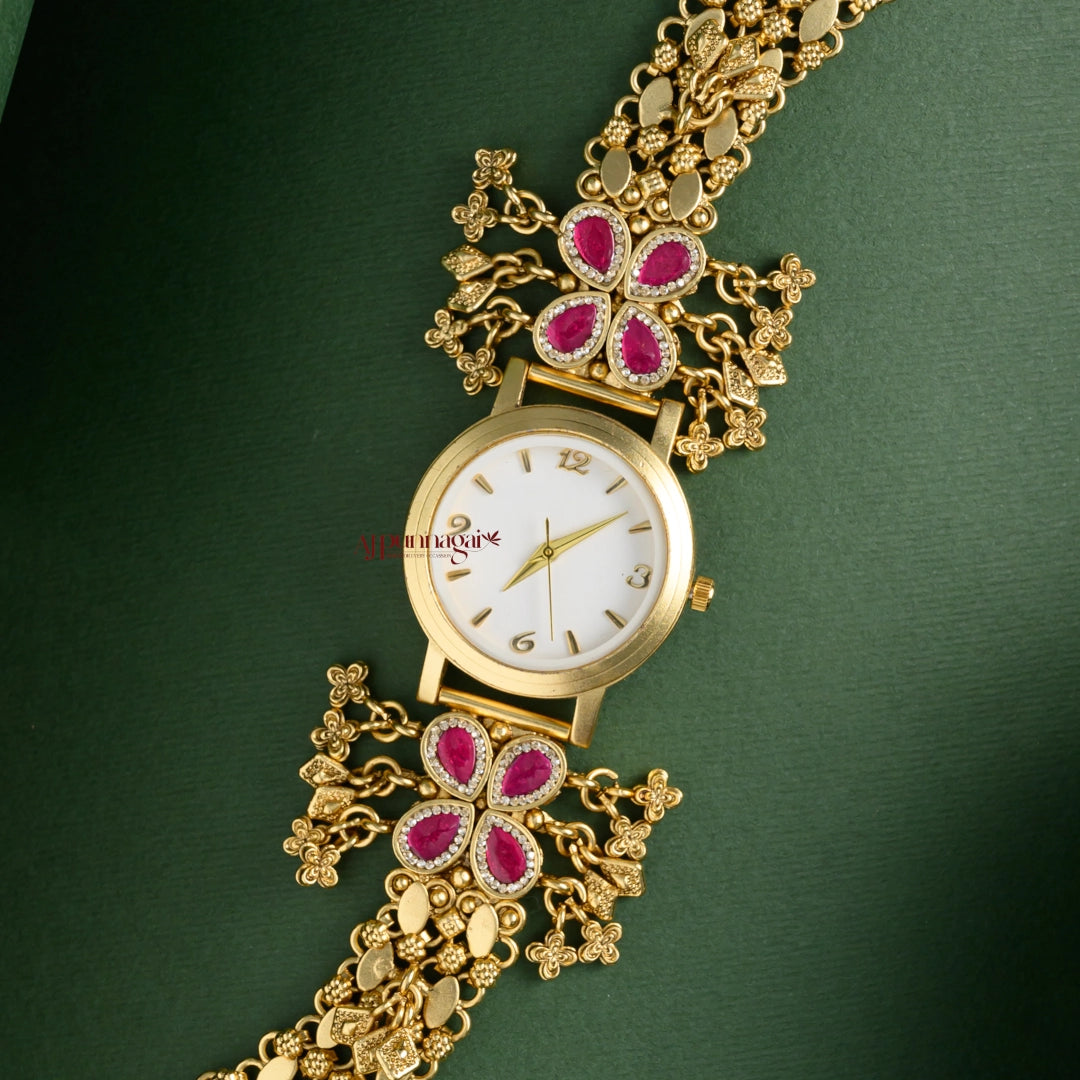 Unique Kundan Jadau Bridal Watch