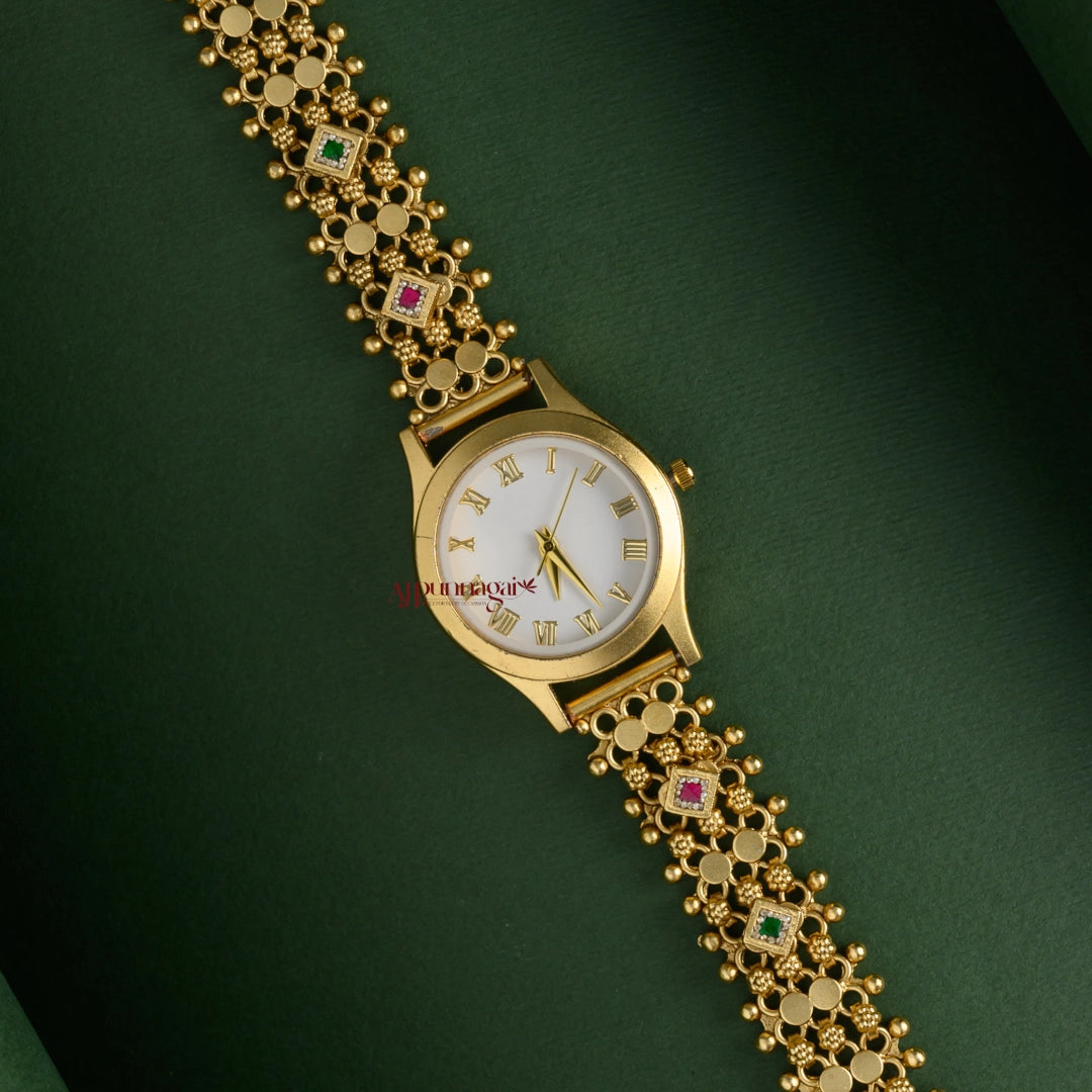 Classy White Bridal Watch