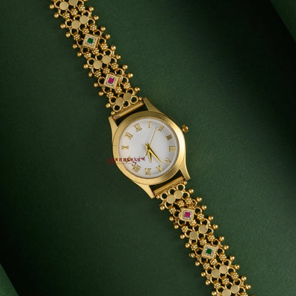 Classy White Bridal Watch