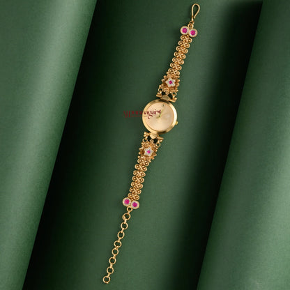 Elegant Floral Bridal Watch