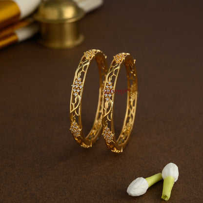 Sparkling AD Kids Bangle