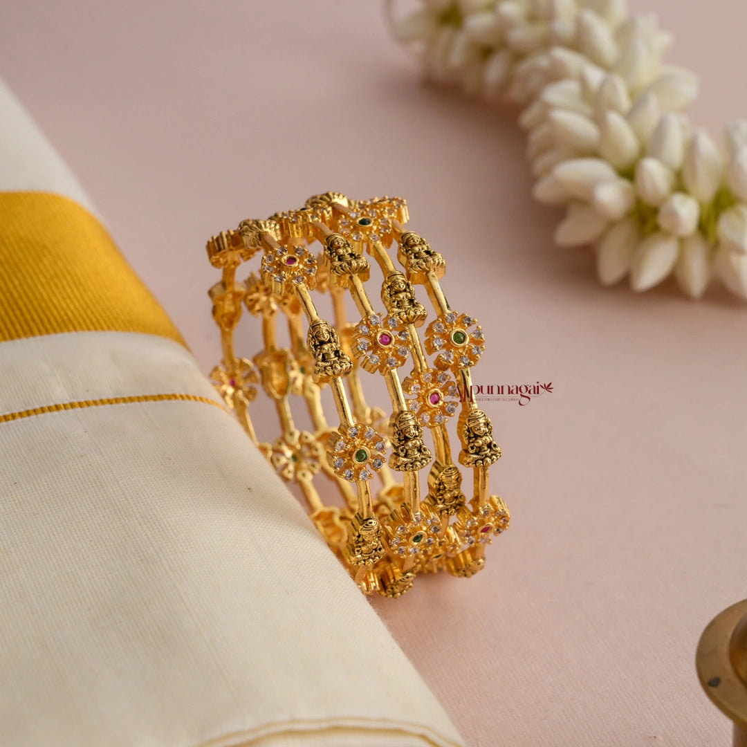 Nakshi Lakshmi Kids Bangle - Set of 4
