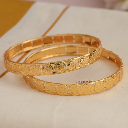 Lakshmi Coin Kids Bangle - Pair