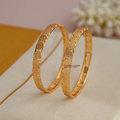 Lakshmi Coin Kids Bangle - Pair