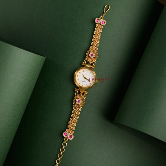 Beautiful Heritage Kundan Jadau Watch