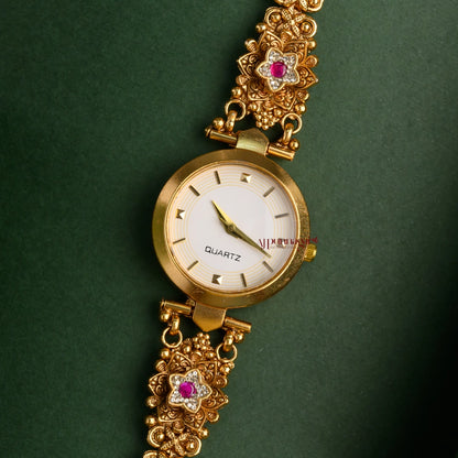 Beautiful Heritage Kundan Jadau Watch