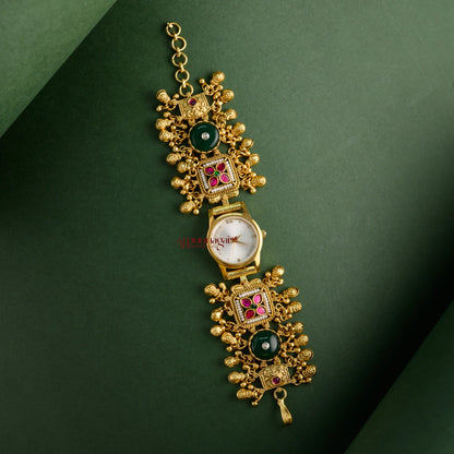 Trendy Heritage Kundan Jadau Watch