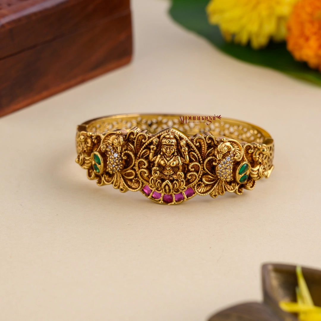 Heritage Goddess Lakshmi Openable Bracelet - Piece