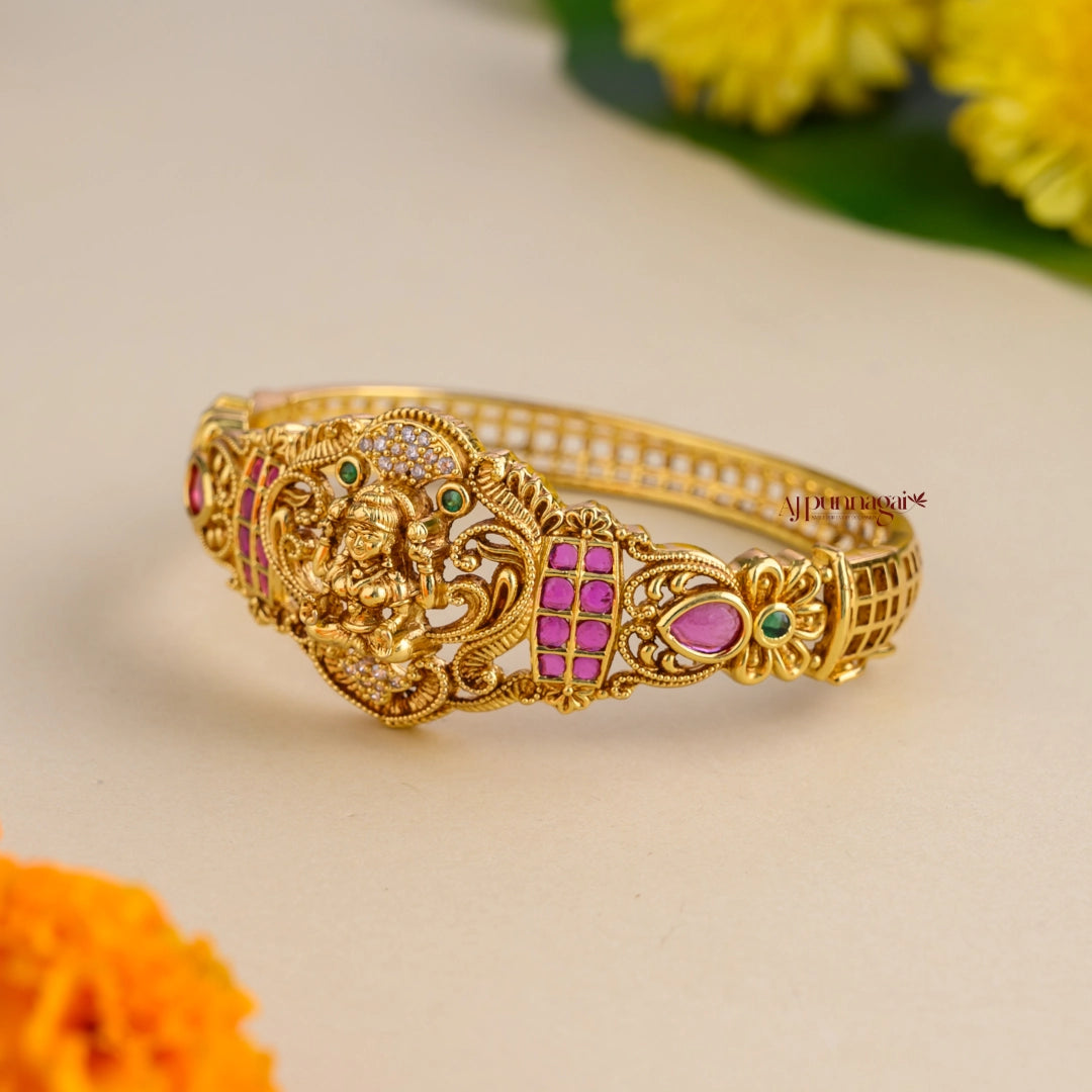 Ethnic Goddess Lakshmi Openable Bracelet - Piece