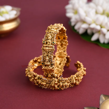 Goddess Lakshmi Openable Bangle - Pair