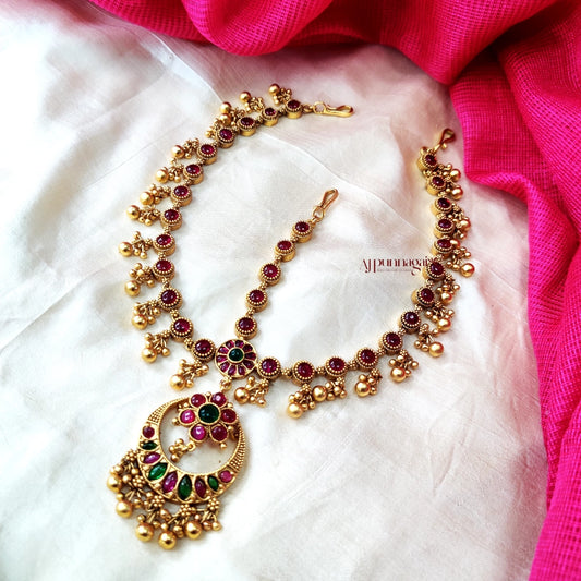 Elegant Kemp stone Bridal Head Set