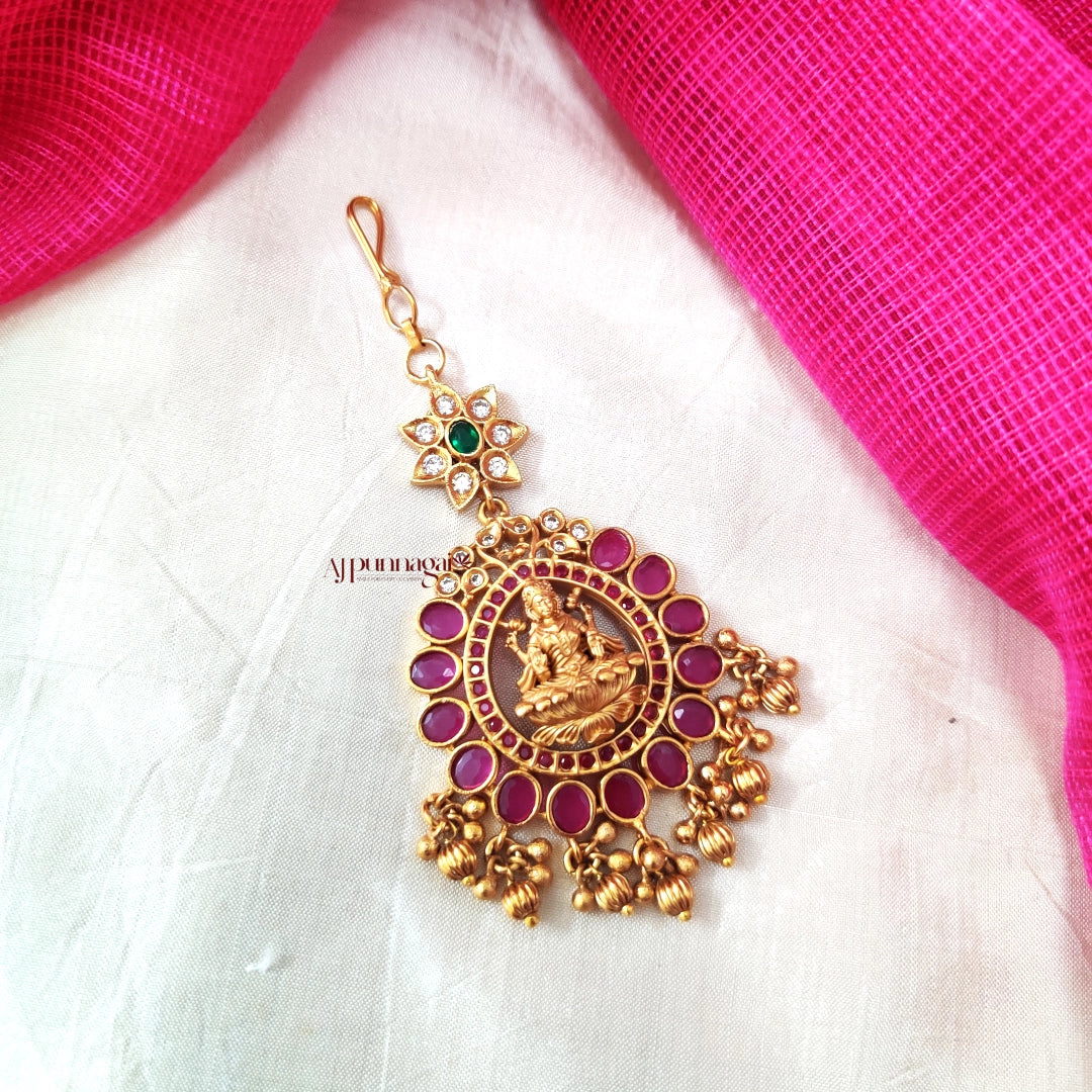 Floral Design Lakshmi MaangTikka - Multi