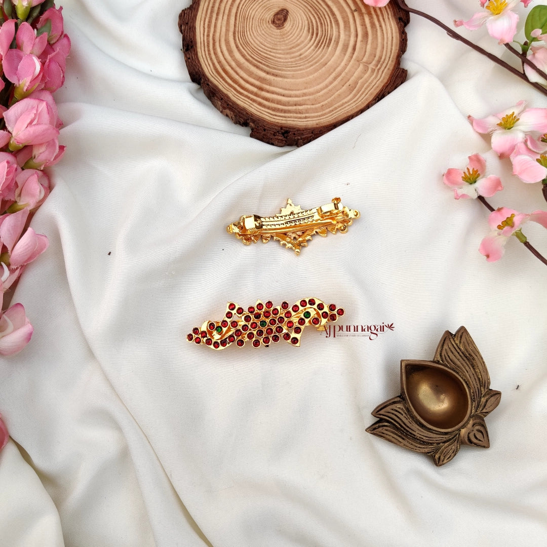 Ethnic beauty Kemp stone Hairclip
