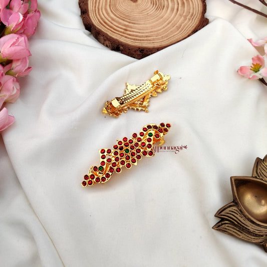 Ethnic beauty Kemp stone Hairclip