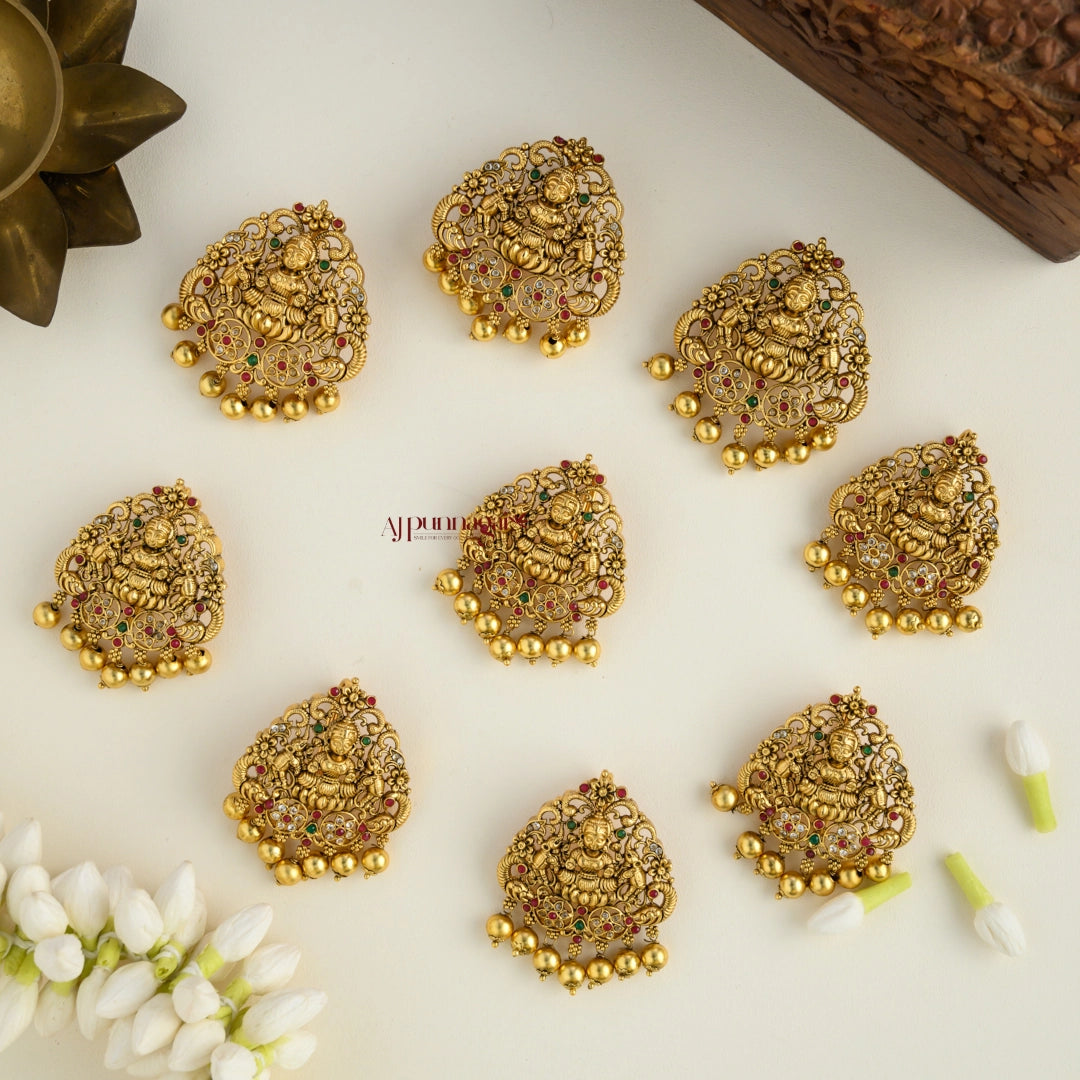 Beautiful Traditional Lakshmi Jadabillai - Set of 9