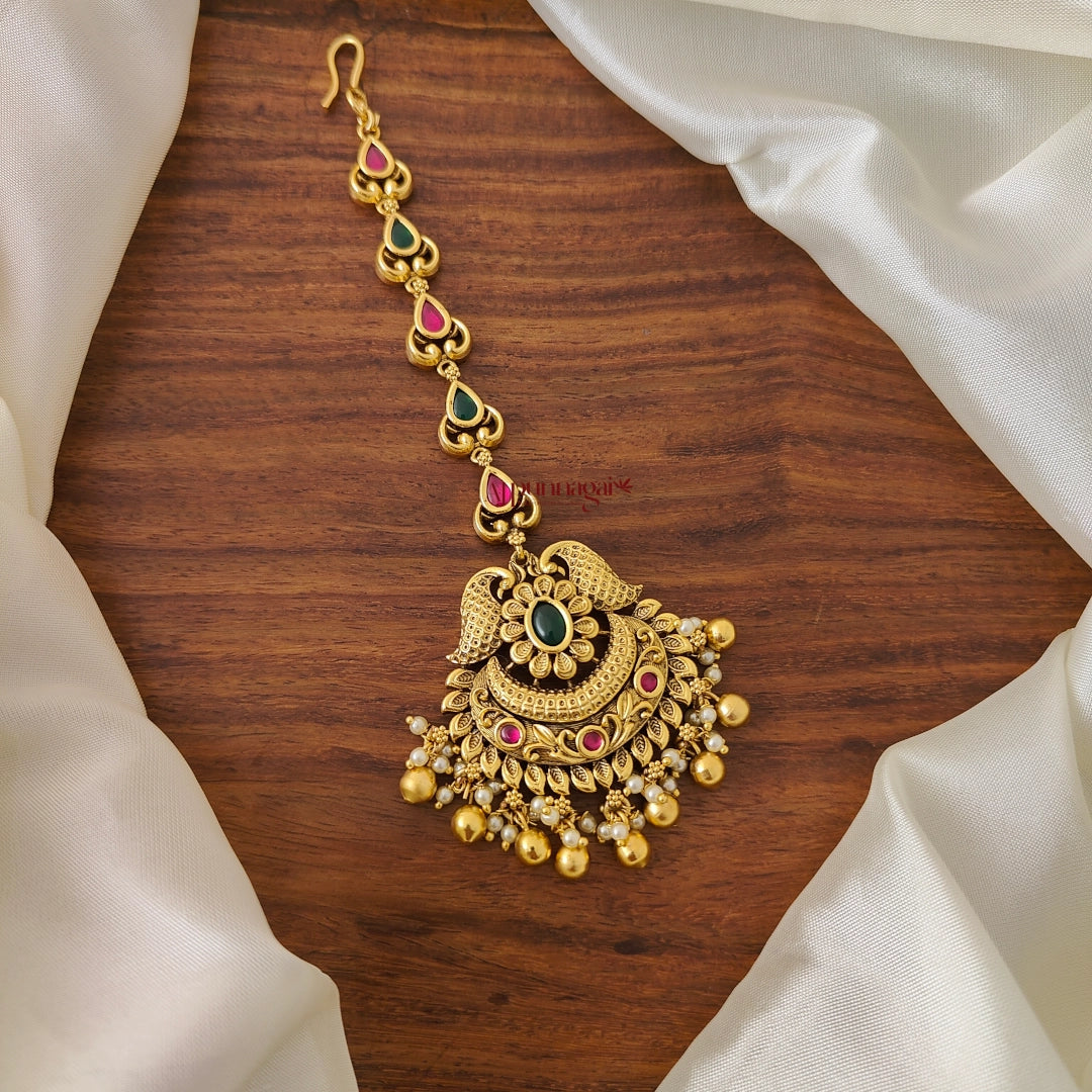 Floral Kemp Stone Chutti - Multi