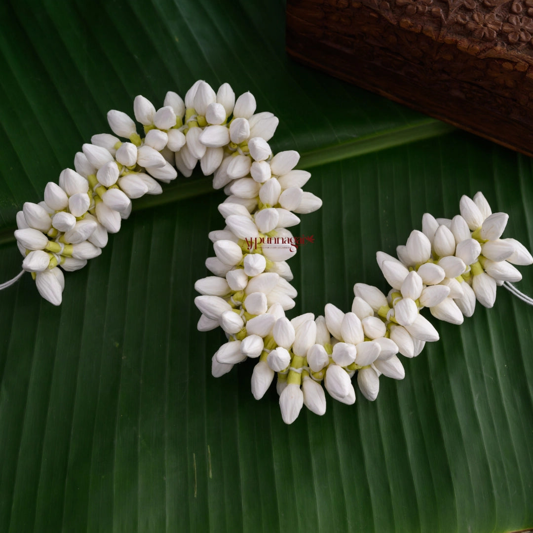 Realistic Jasmine Look Hand Strung String - Big Buds – AJ Punnagai