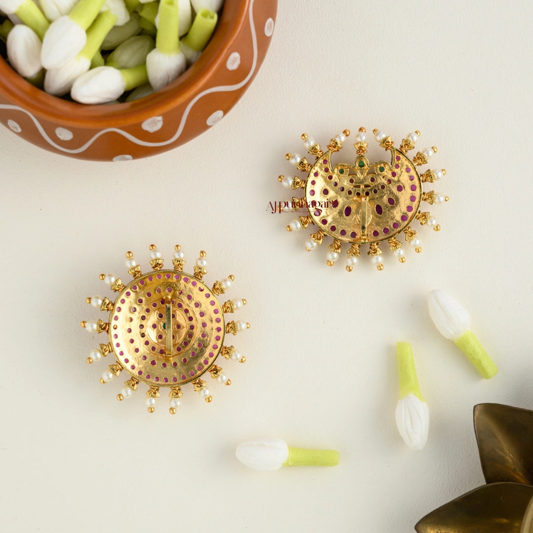 Kemp Floral Sun and Moon - Pearl
