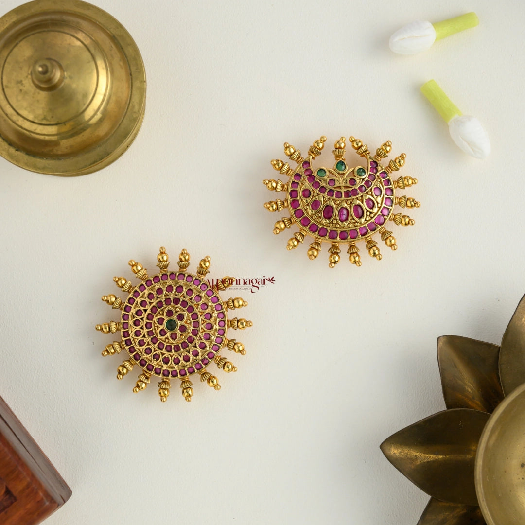 Kemp Floral Sun and Moon - Gold