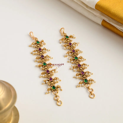 Gold Look Alike Kemp Traditional Mattal - Pearl