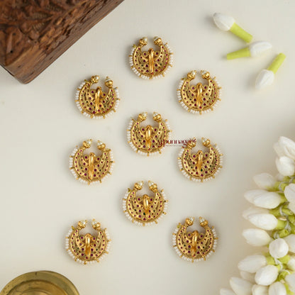 Half Moon Shaped Jadai Billai - Set of 9