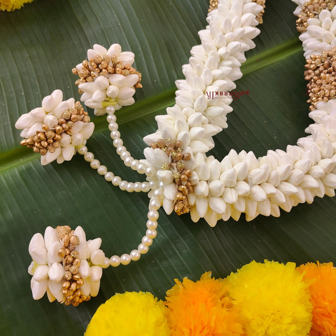 Realistic Reusable Jasmine Look Alike Bridal Garland