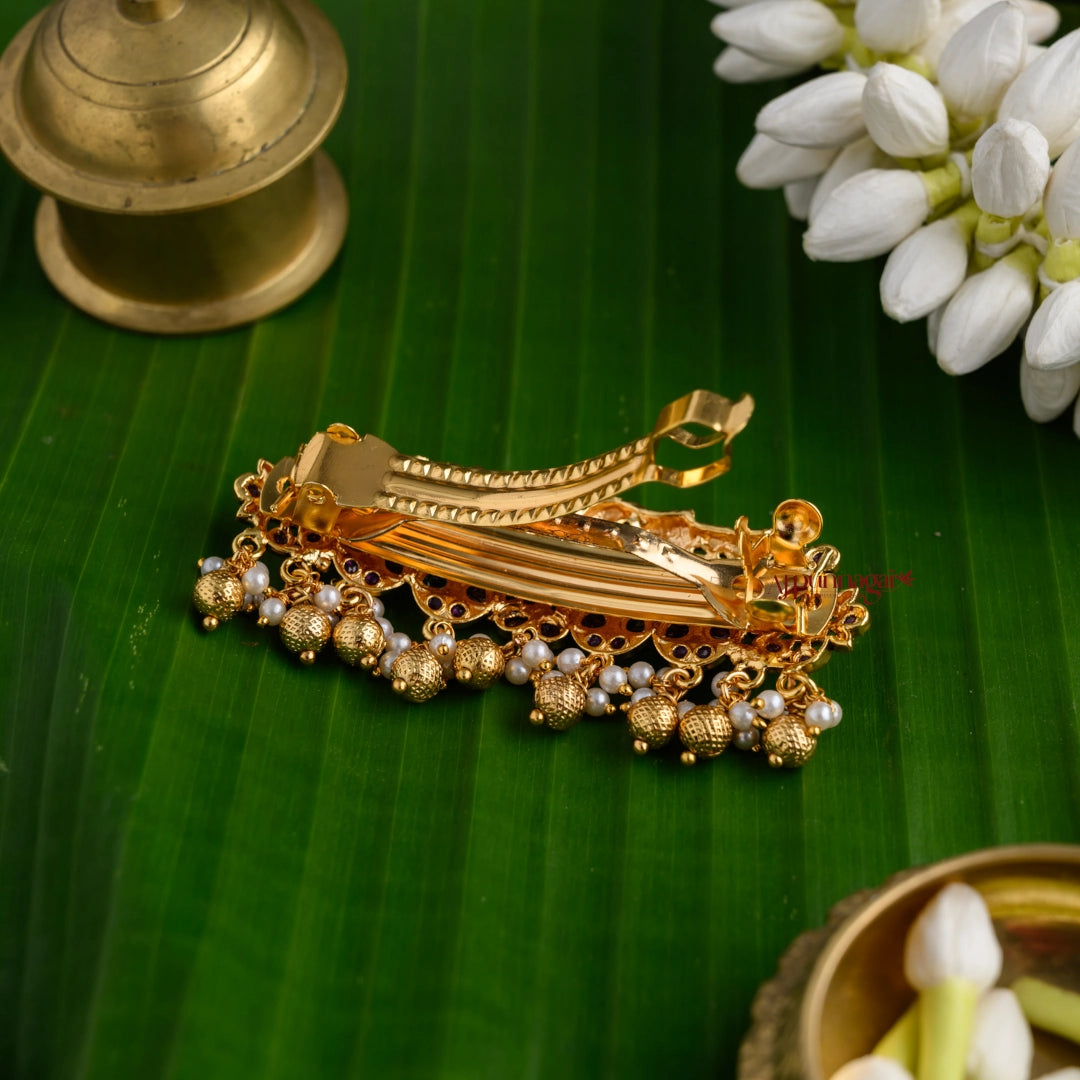 Beautiful Kemp Peacock Hair Clip