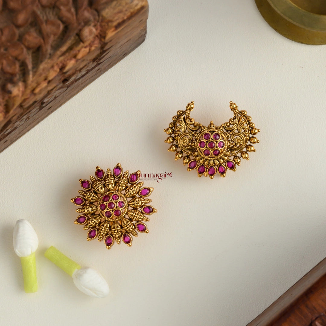 Kemp Floral Jadai Sun and Moon - Ruby