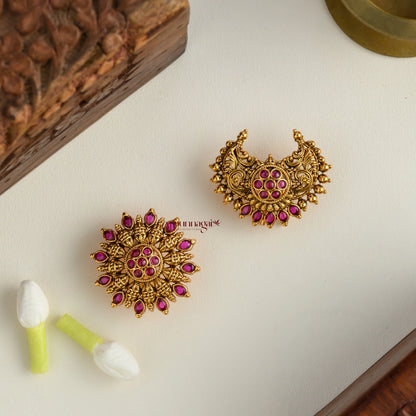 Kemp Floral Jadai Sun and Moon - Ruby