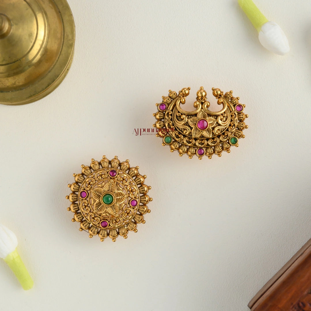 Floral Gold Look Alike Kemp Sun and Moon - Multi